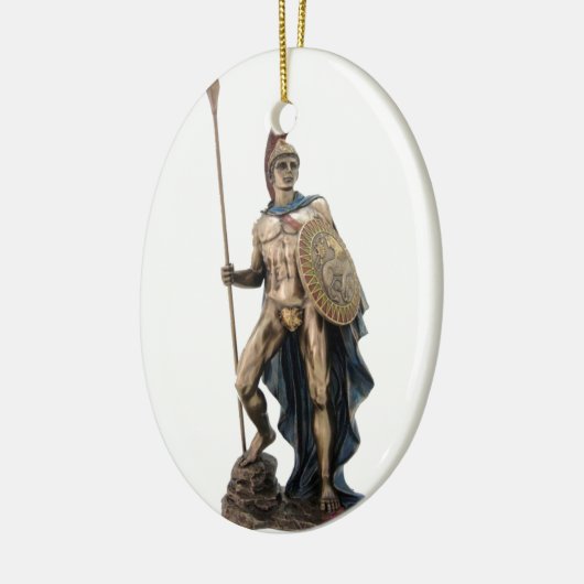 ARES GRIEK WARRIOR GOD STATUE KERAMISCH ORNAMENT (Links)