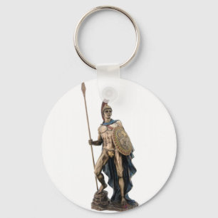 ARES GRIEK WARRIOR GOD STATUE SLEUTELHANGER