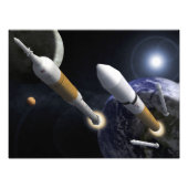 Ares I Crew Launch Vehicle Foto Afdruk (Voorkant)