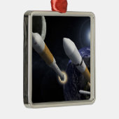 Ares I Crew Launch Vehicle Metalen Ornament (Rechts)