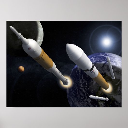 Ares I Crew Launch Vehicle Poster (Voorkant)