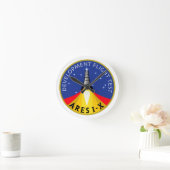 Ares I-X Mission Patch Ronde Klok (Huis)