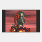 ARES RECHTHOEKIGE STICKER (Voorkant)