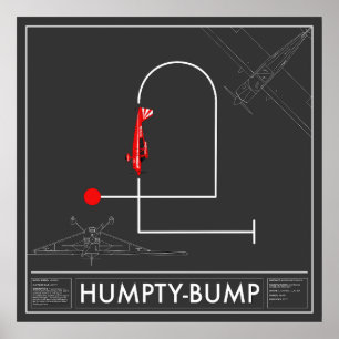 Aresti Aerobatic Humpty Bump Super Decathlon Poster