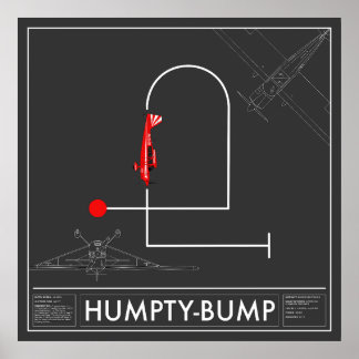 Aresti Aerobatic Humpty Bump Super Decathlon Poster