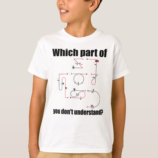 Aresti Symbol Aerobatic Pilot Maneuvers T-shirt (Voorkant)