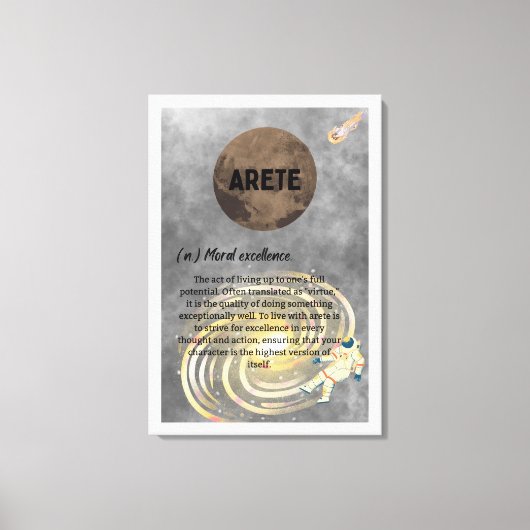 Arete Canvasprint met spanframe Canvas Afdruk (Voorkant)