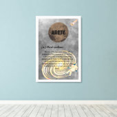 Arete Canvasprint met spanframe Canvas Afdruk (Insitu (Houten vloer))