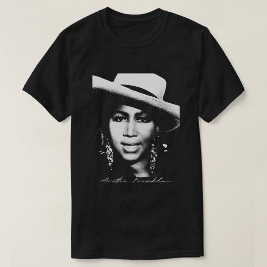 Aretha Franklin Portrait T-shirt (Design voorkant)