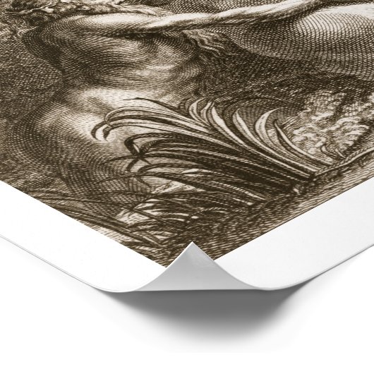 Arethusa achtervolgd door Alpheus en veranderd in Poster (Hoek)