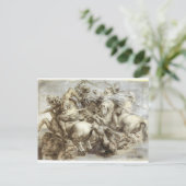 Arezzo anghiari Battle Briefkaart (Staand voorkant)