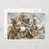 Arezzo anghiari Battle Briefkaart (Voorkant / Achterkant)