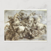 Arezzo anghiari Battle Briefkaart (Voorkant)