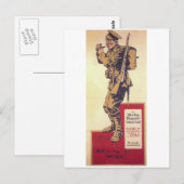 Arf a mo'Kaiser! (1914)_Propaganda-Poster Briefkaart (Voorkant / Achterkant)