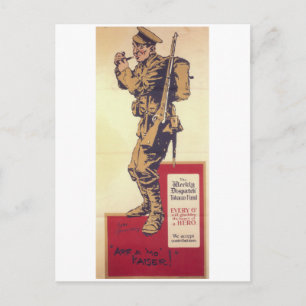 Arf a mo'Kaiser! (1914)_Propaganda-Poster Briefkaart