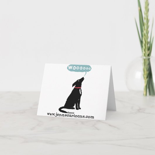 Arf Bark Wof Kaart (Achterkant)