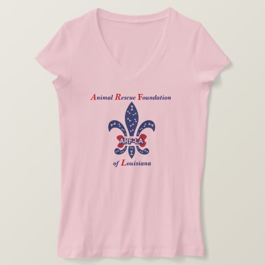 ARF Women Vneck T-shirt (Design voorkant)