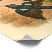 Arfak Drongo Blue  Cat Bird Print (Hoek)