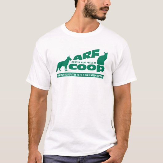 ARFcoop T-shirt - Austin Raw Feeders Co-op (Voorkant)