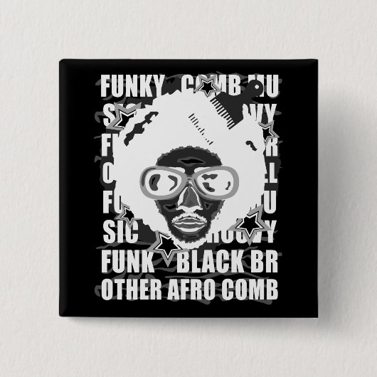 ARFO-W VIERKANTE BUTTON 5,1 CM (Voorkant)