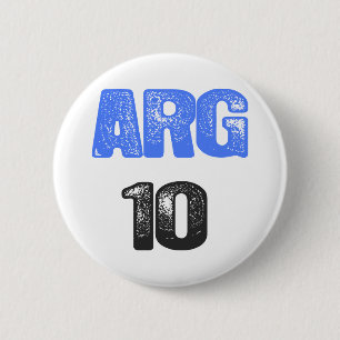 ARG 10! RONDE BUTTON 5,7 CM