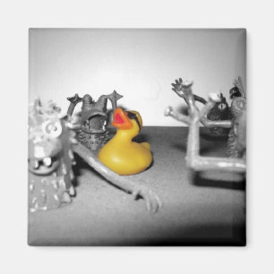 Arg. Monsters!' Rubber Duck Magnet