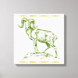 Argali Canvas Afdruk