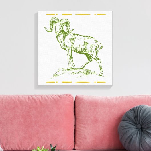 Argali Canvas Afdruk (Insitu (Woonkamer))