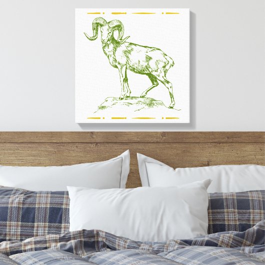 Argali Canvas Afdruk (Insitu (Slaapkamer))