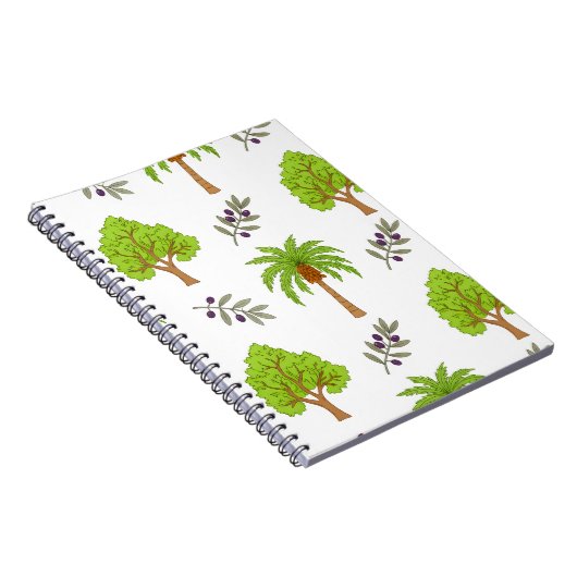 Argan en datumpatroon notitieboek (Rechterzijde)