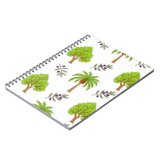 Argan en datumpatroon notitieboek (Linkerzijde)