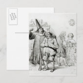 Argan en Monsieur Purgon Briefkaart (Voorkant / Achterkant)