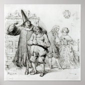 Argan en Monsieur Purgon Poster (Voorkant)