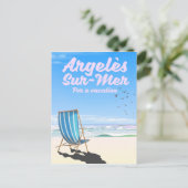 argelès-sur-mer Frankrijk reisposter Briefkaart (Staand voorkant)