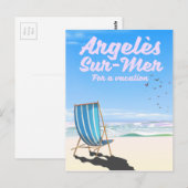 argelès-sur-mer Frankrijk reisposter Briefkaart (Voorkant / Achterkant)