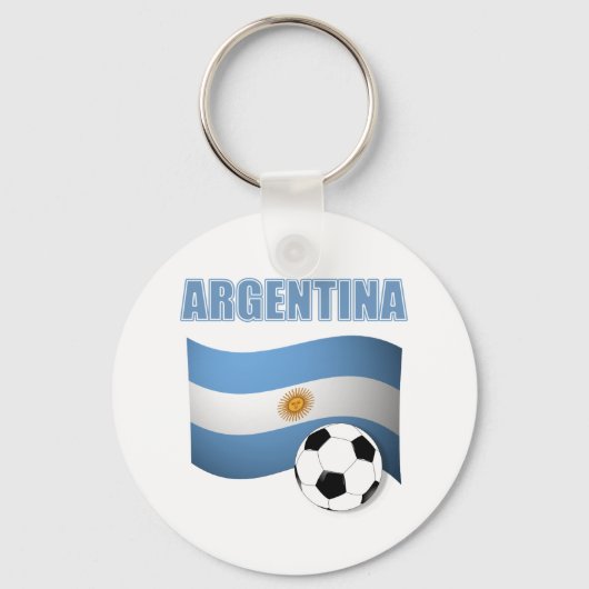Argenitna world cup t-shirt sleutelhanger (Voorkant)