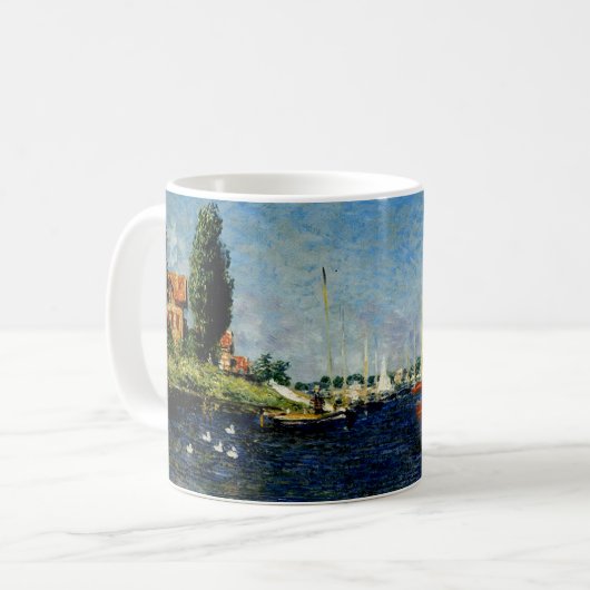 Argenteuil, beeldende kunst van Monet, Koffiemok (Voorkant links)