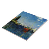 Argenteuil, beroemd schilderij, tegeltje (Zijkant)