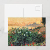 Argenteuil, Bloemen langs de rivieroever, Briefkaart (Voorkant / Achterkant)