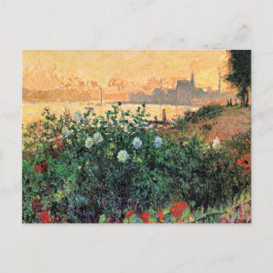 Argenteuil, Bloemen langs de rivieroever, Briefkaart