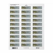 Argenteuil Bridge Claude Monet Etiket (Full Sheet)