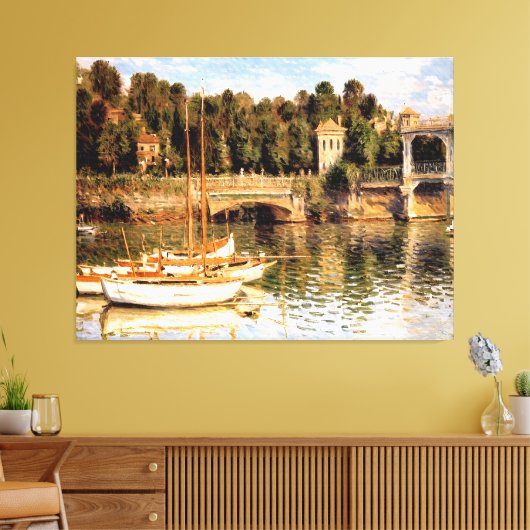 Argenteuil-brug Canvas Afdruk (Insitu (Woonkamer))