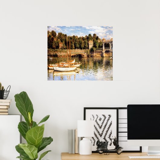 Argenteuil-brug Poster (Thuiskantoor)