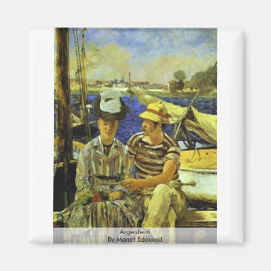 Argenteuil door Manet Edouard Magneet