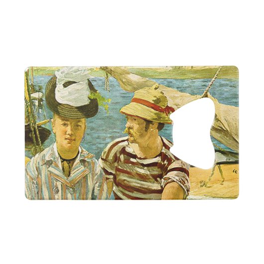 Argenteuil Edouard Manet Creditkaart Flessenopener (Voorkant (Horizontaal))