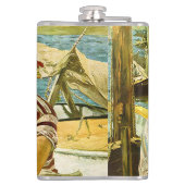 Argenteuil Edouard Manet Heupfles (Achterkant)