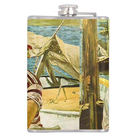 Argenteuil Edouard Manet Heupfles (Achterkant)