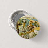 Argenteuil Edouard Manet Ronde Button 3,2 Cm (Voorkant /achterkant)