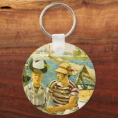 Argenteuil Edouard Manet Sleutelhanger (Achterkant)