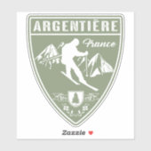 Argentiere France Sticker (Vel)